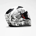 Voss 989 Moto-V Rei Full Face Matte Motorcycle Helmet