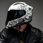 Voss 989 Moto-V Rei Full Face Matte Motorcycle Helmet