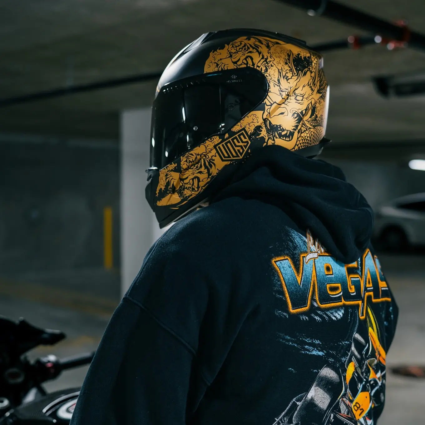 Voss 989 Moto-V Rei Full Face Matte Motorcycle Helmet