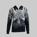 Women's Angel Wings Cross Hoodie