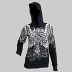 Women's Angel Wings Cross Hoodie