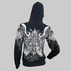 Women's Angel Wings Cross Hoodie