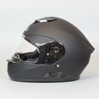 West Coast Leather Full Face Matte Black Motorcycle Helmet