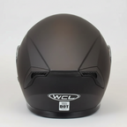 West Coast Leather Full Face Matte Black Motorcycle Helmet
