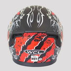 West Coast Leather Monster Skull Full Face Motorcycle Helmet
