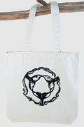 Whale Tail Trio Tote Bag