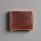 Men’s Zip-Around Cow Leather Wallet