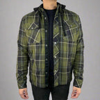 Men’s Armored Shirt with Removable Hoodie
