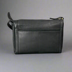 Derek Alexander Zip Top Leather Crossbody Bag