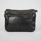 MET Small Flap Crossbody Bag with Dual Zipper Compartments