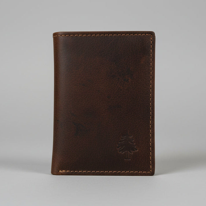 Greenwood Leather Men’s Tri-Fold RFID Wallet