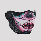 ZANheadgear Sugar Skull Half Face Neoprene Mask