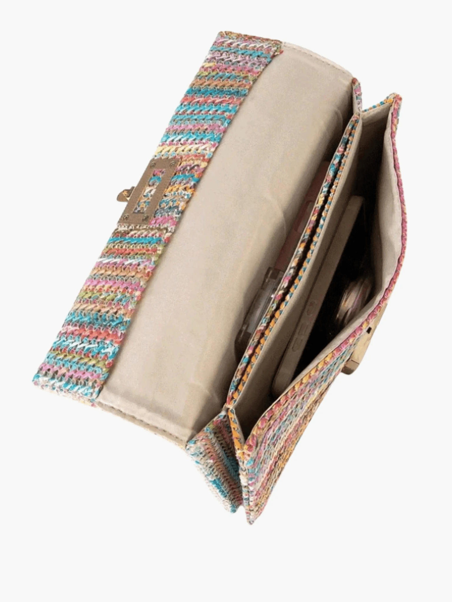 Soleil | Woven Raffia Chain Shoulder Bag – Effortless Chic