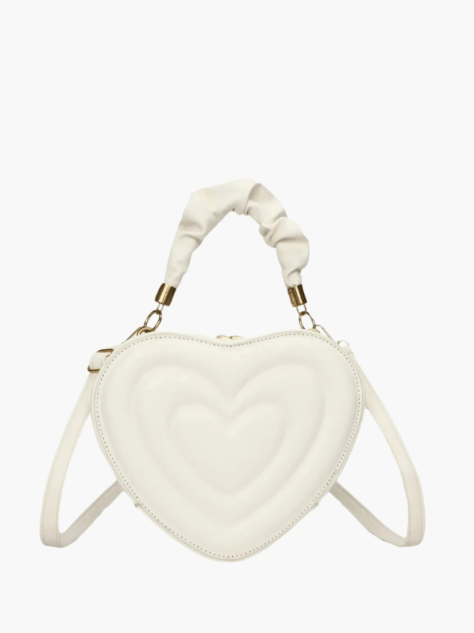 Amour | Brown Heart-Shaped Leather Bag – Playful & Chic