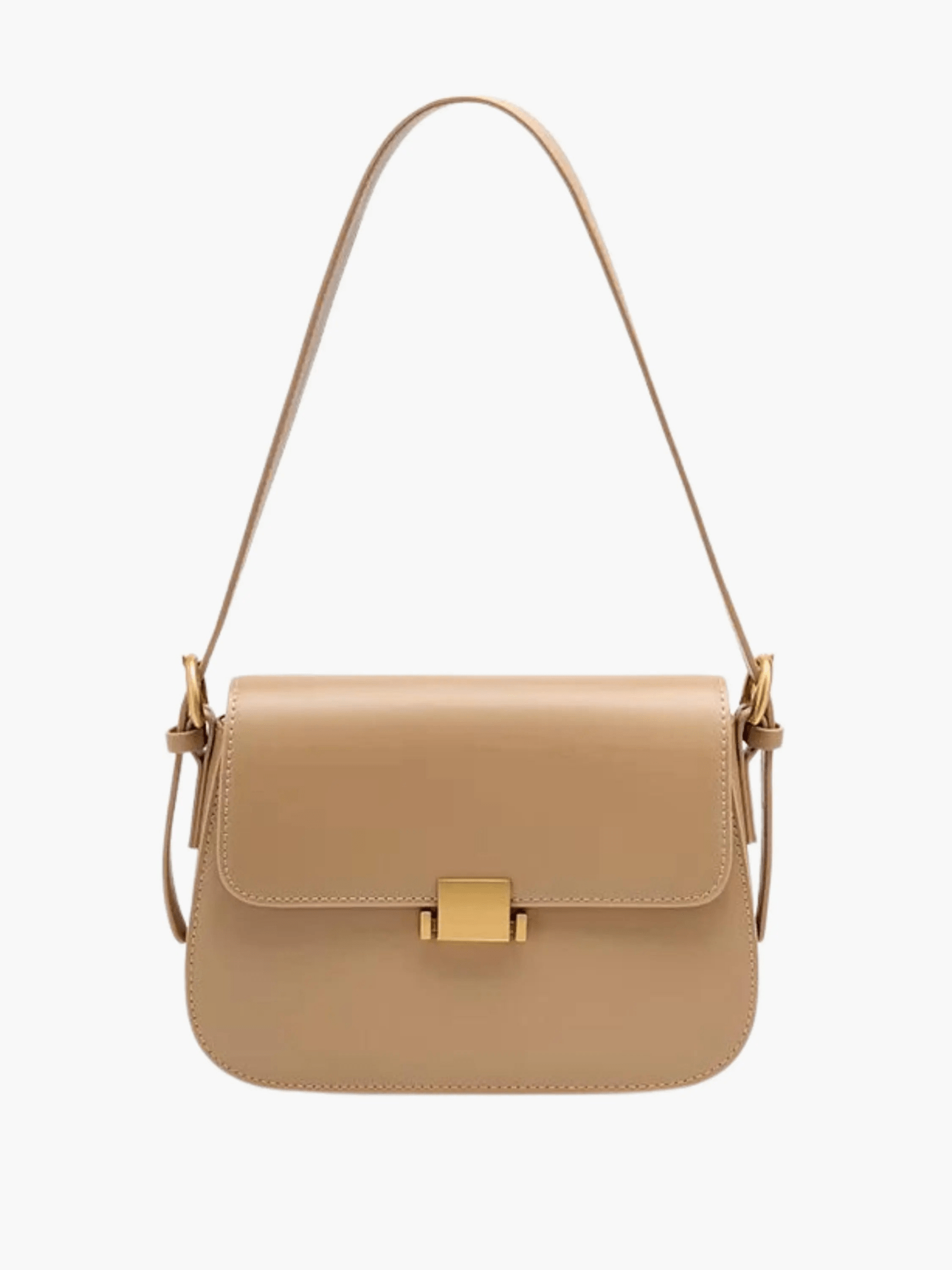 Celine | Luxe Brown Leather Shoulder Bag – Classic & Refined