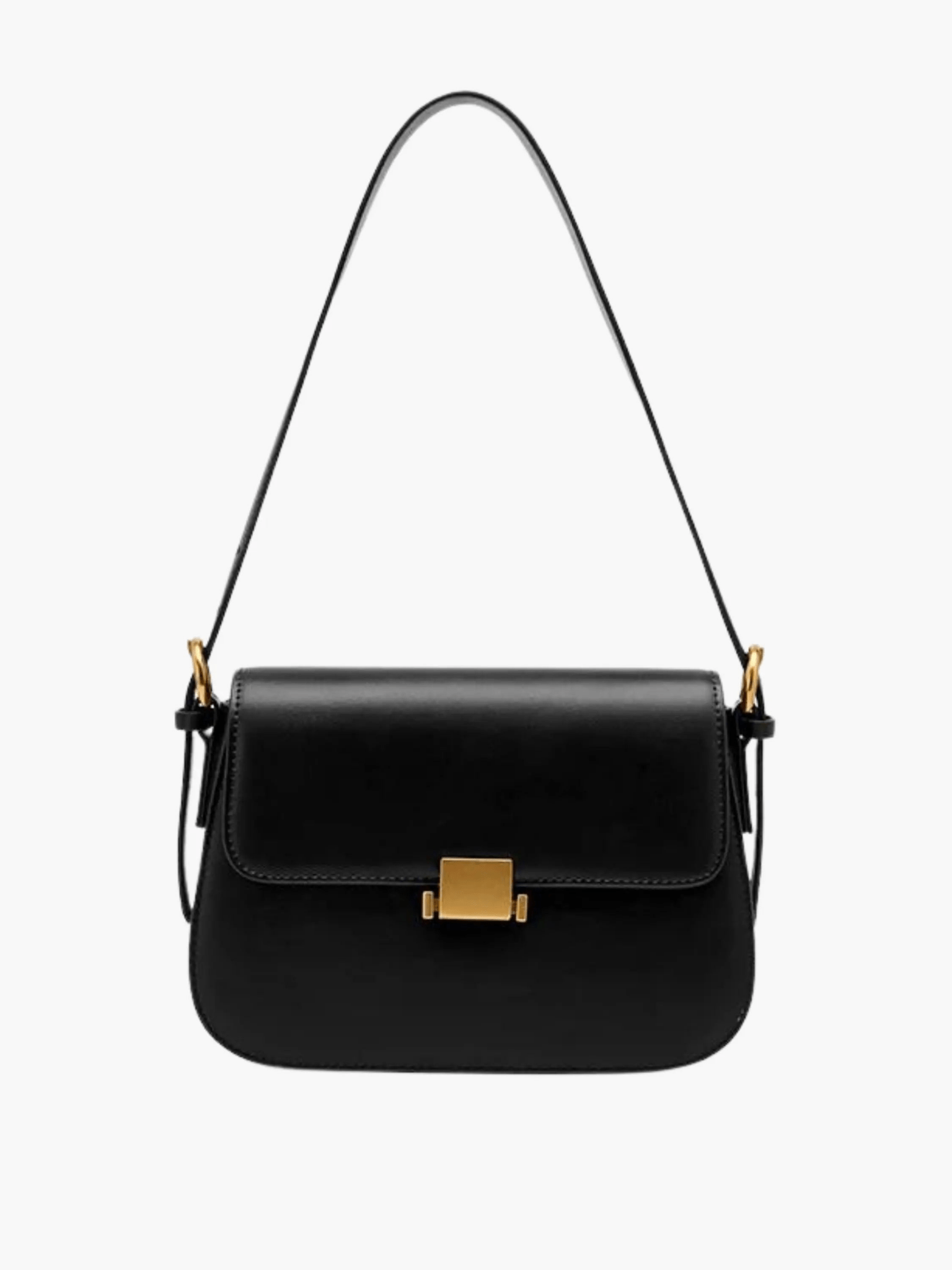 Celine | Luxe Brown Leather Shoulder Bag – Classic & Refined
