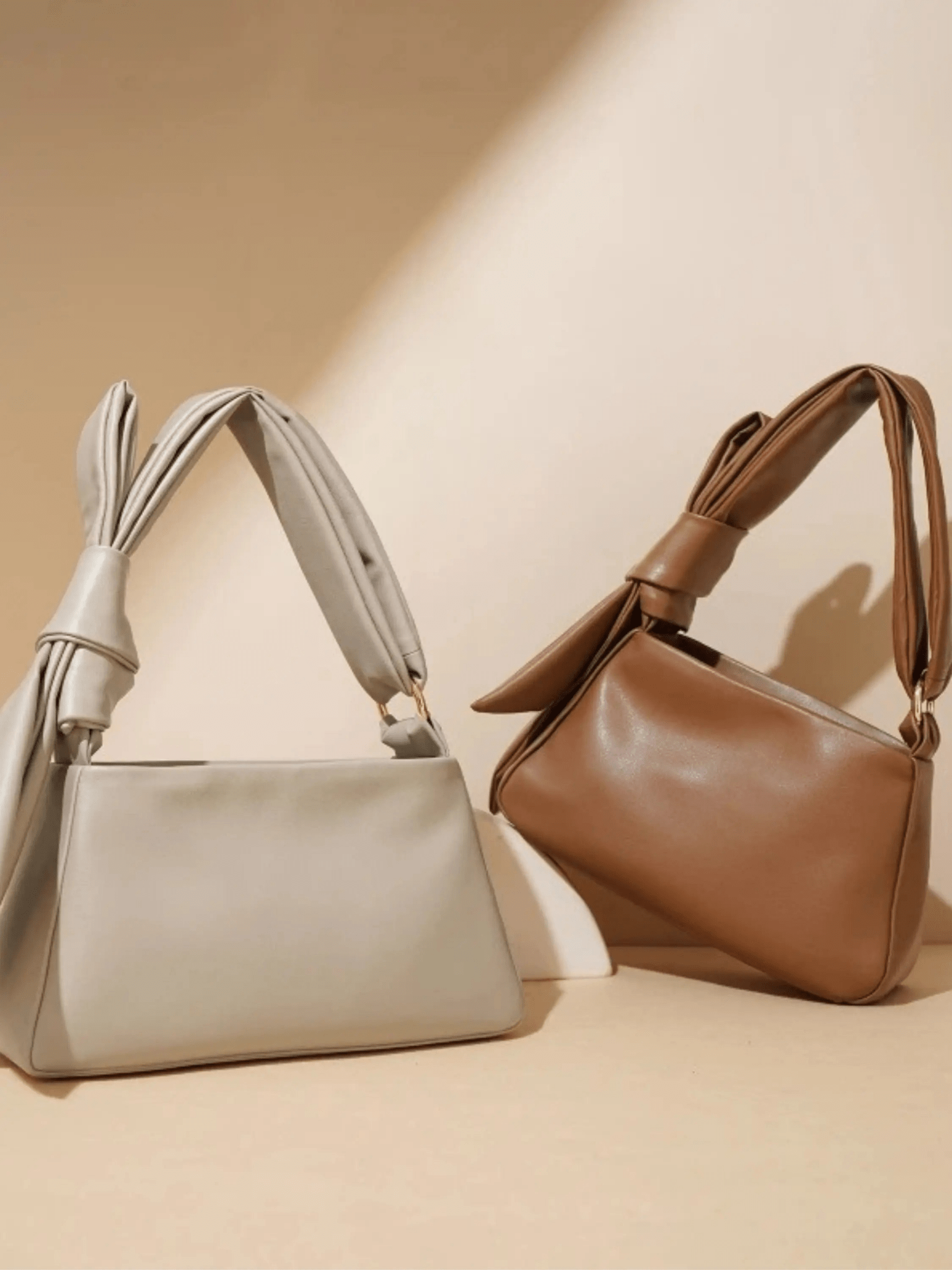 Clara | Luxe Camel Leather Shoulder Bag – Elegant & Feminine