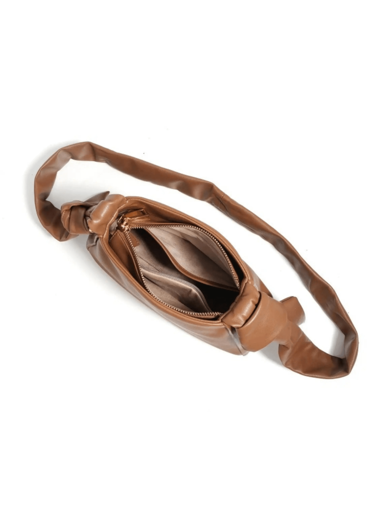 Clara | Luxe Camel Leather Shoulder Bag – Elegant & Feminine