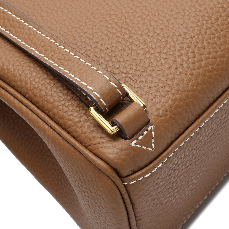 Halia | Elegant Black Leather Backpack – Stylish, Chic & Functional