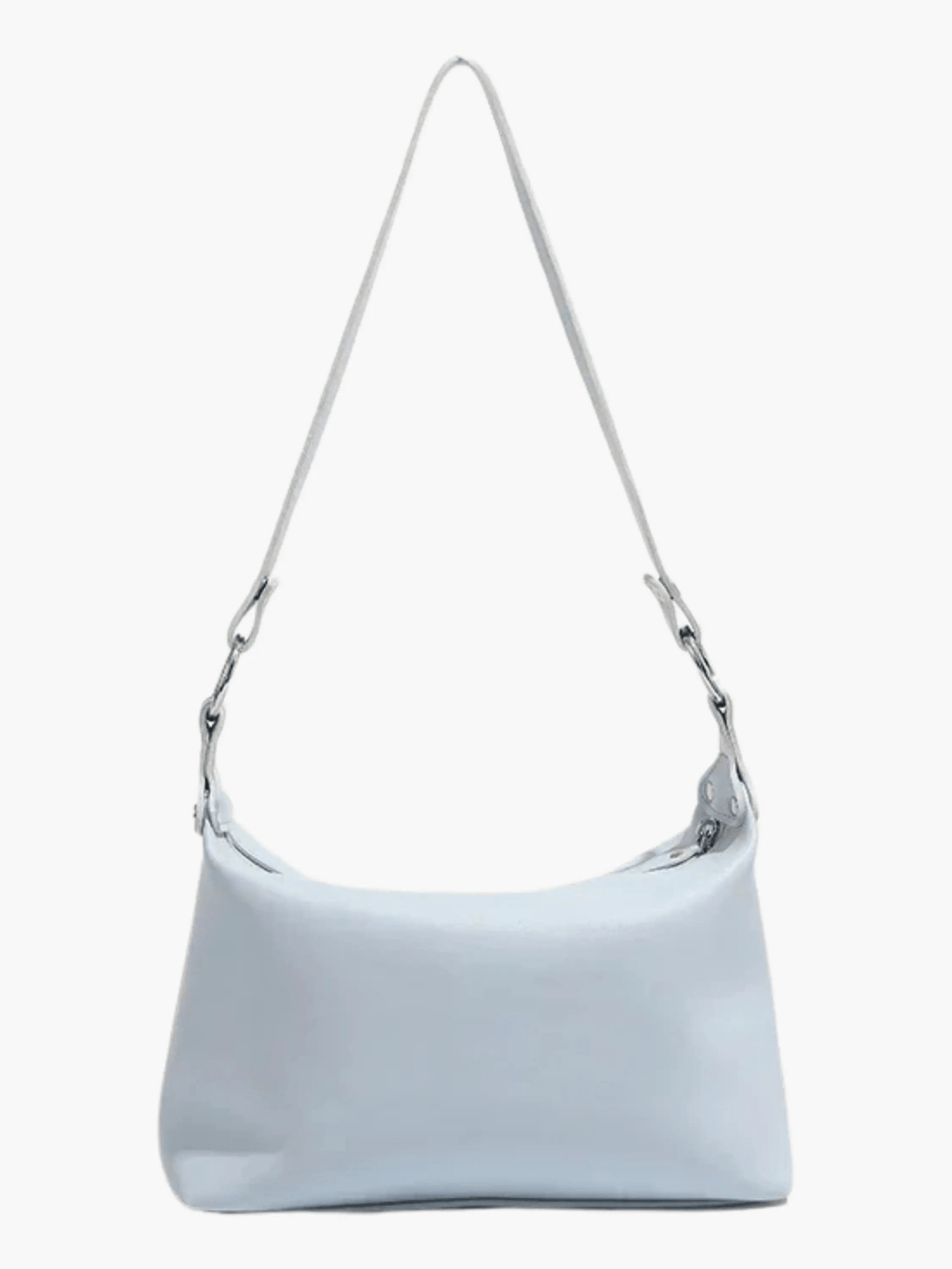 Avaris | Luxe Sky Blue Leather Crossbody Bag – Sleek & Versatile