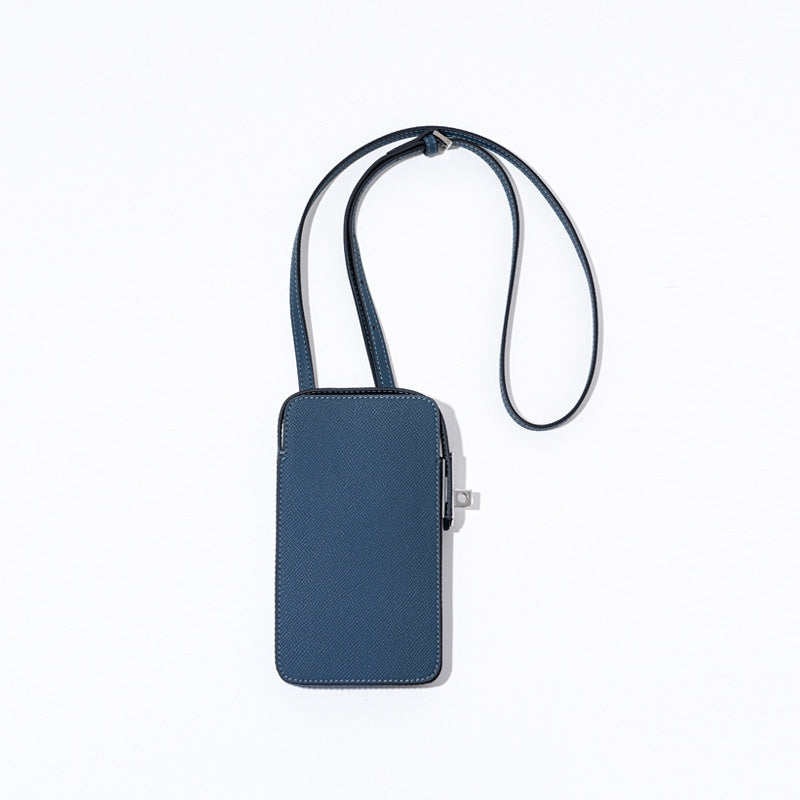 Hespera | Leather Crossbody Phone Bag – Sleek & Modern Minimalism