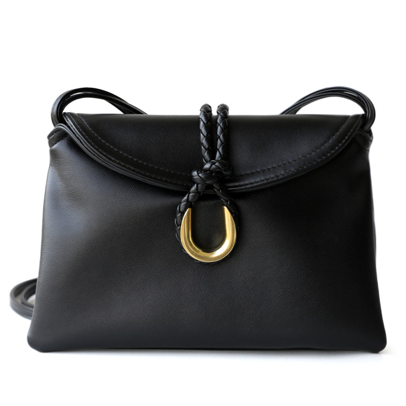 Myressia | Leather Braided Crossbody Bag – Chic & Sophisticated Design
