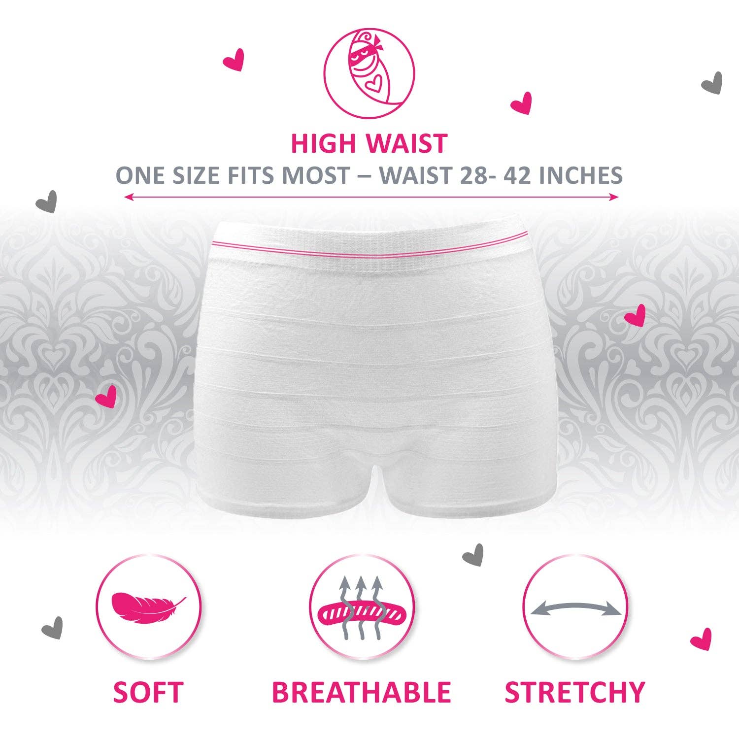 Disposable Postpartum Underwear 5 Pack (Without Pad)