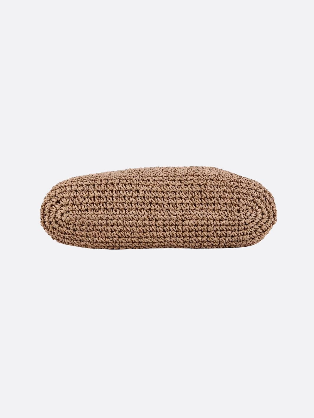 Square Woven Tote Bag – Minimalist Handcrafted Shoulder Bag