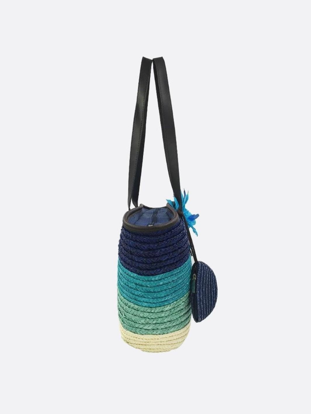 Marbella Bloom Straw Tote – Woven Beach Bag
