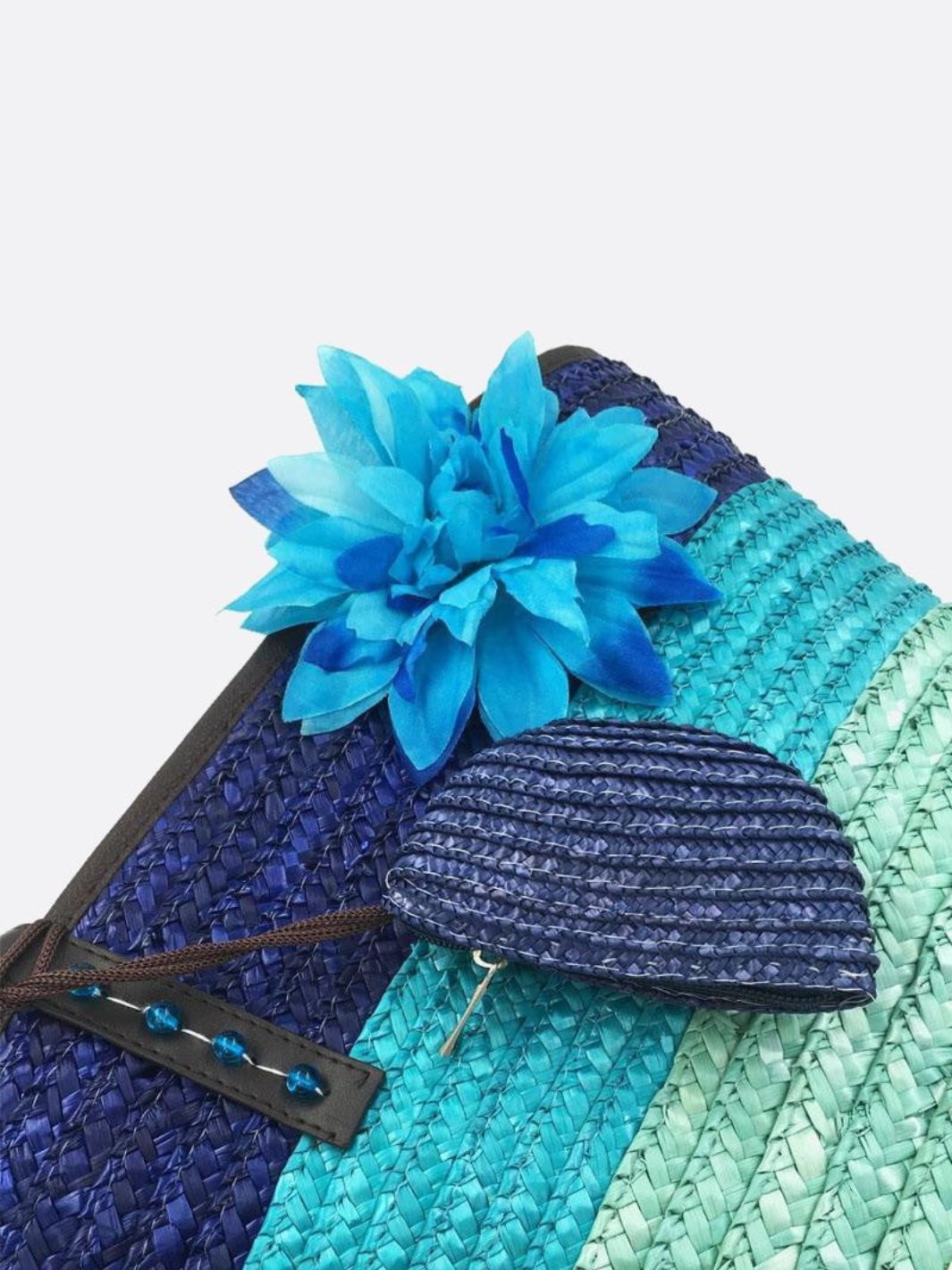 Marbella Bloom Straw Tote – Woven Beach Bag