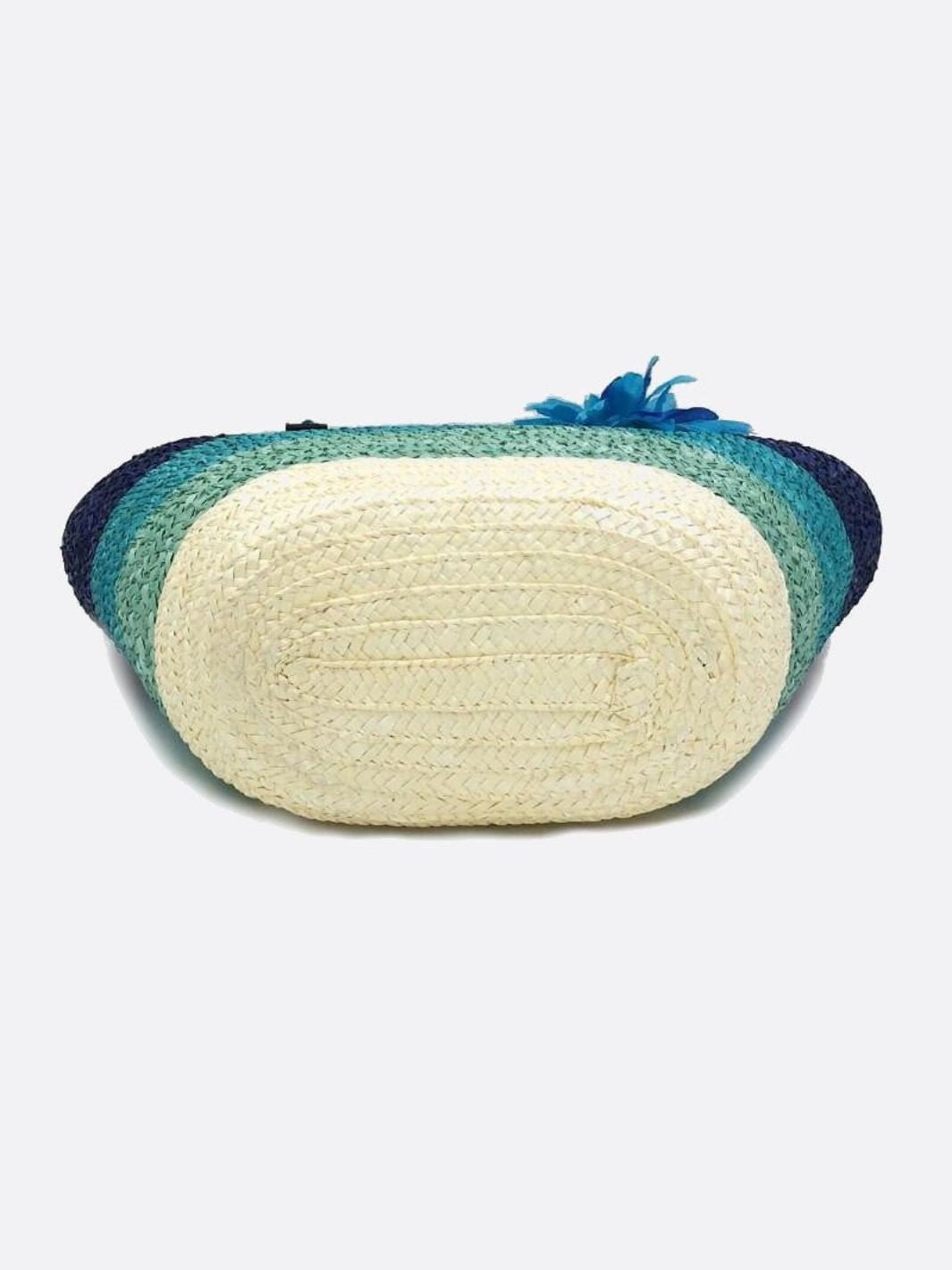 Marbella Bloom Straw Tote – Woven Beach Bag