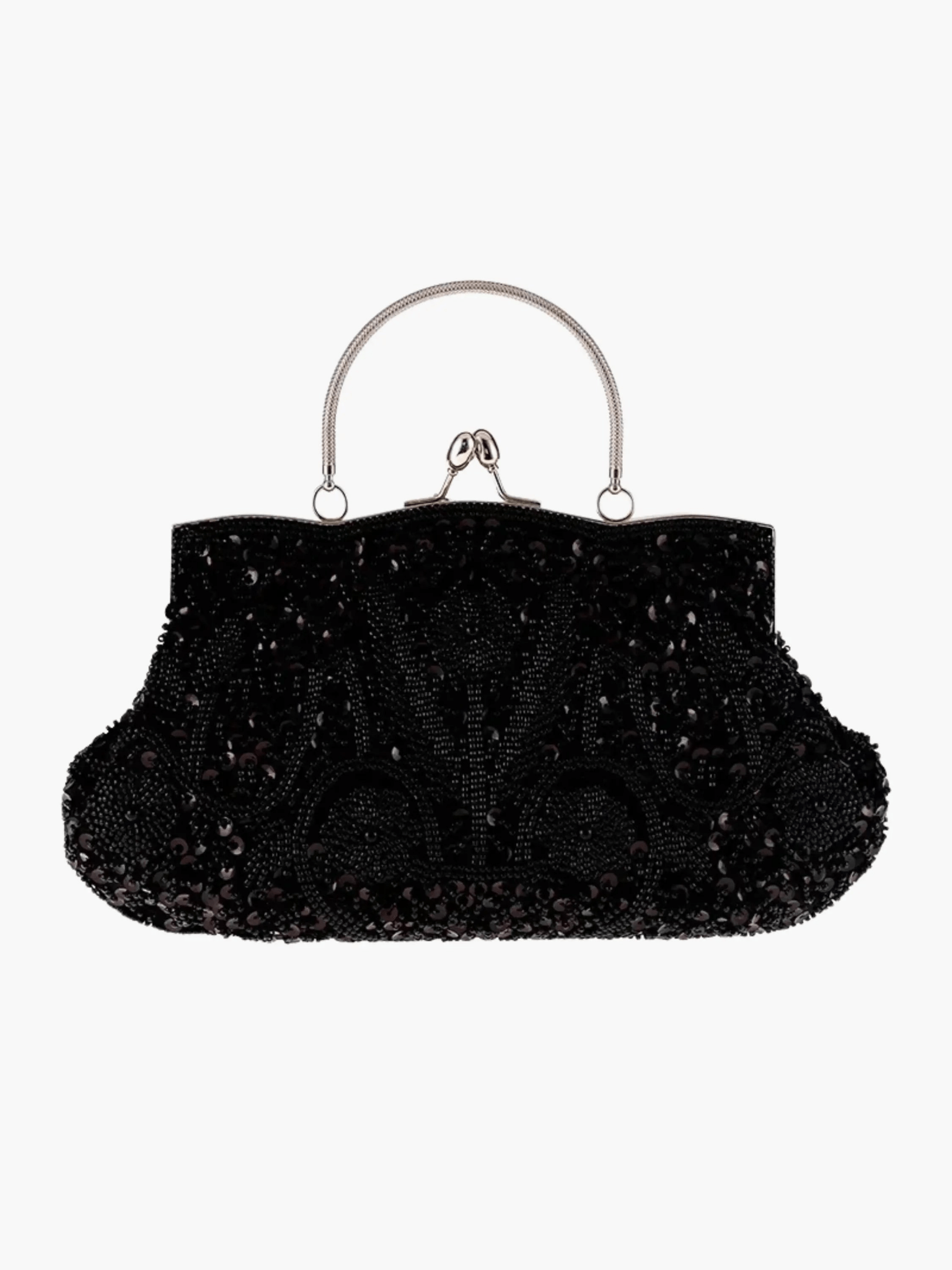 Celeste | Vintage Gold Beaded Evening Clutch – Timeless Elegance