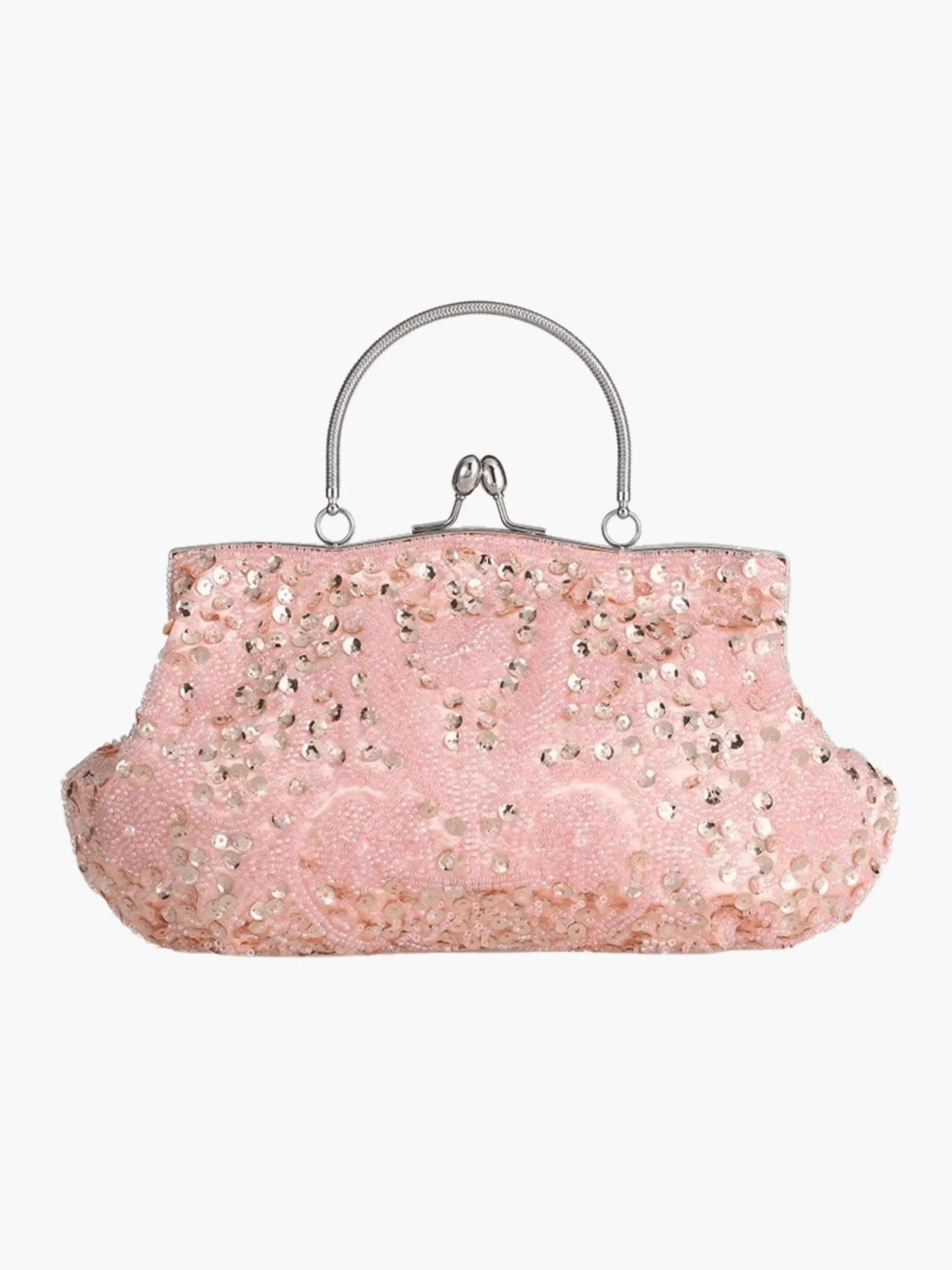 Celeste | Vintage Gold Beaded Evening Clutch – Timeless Elegance