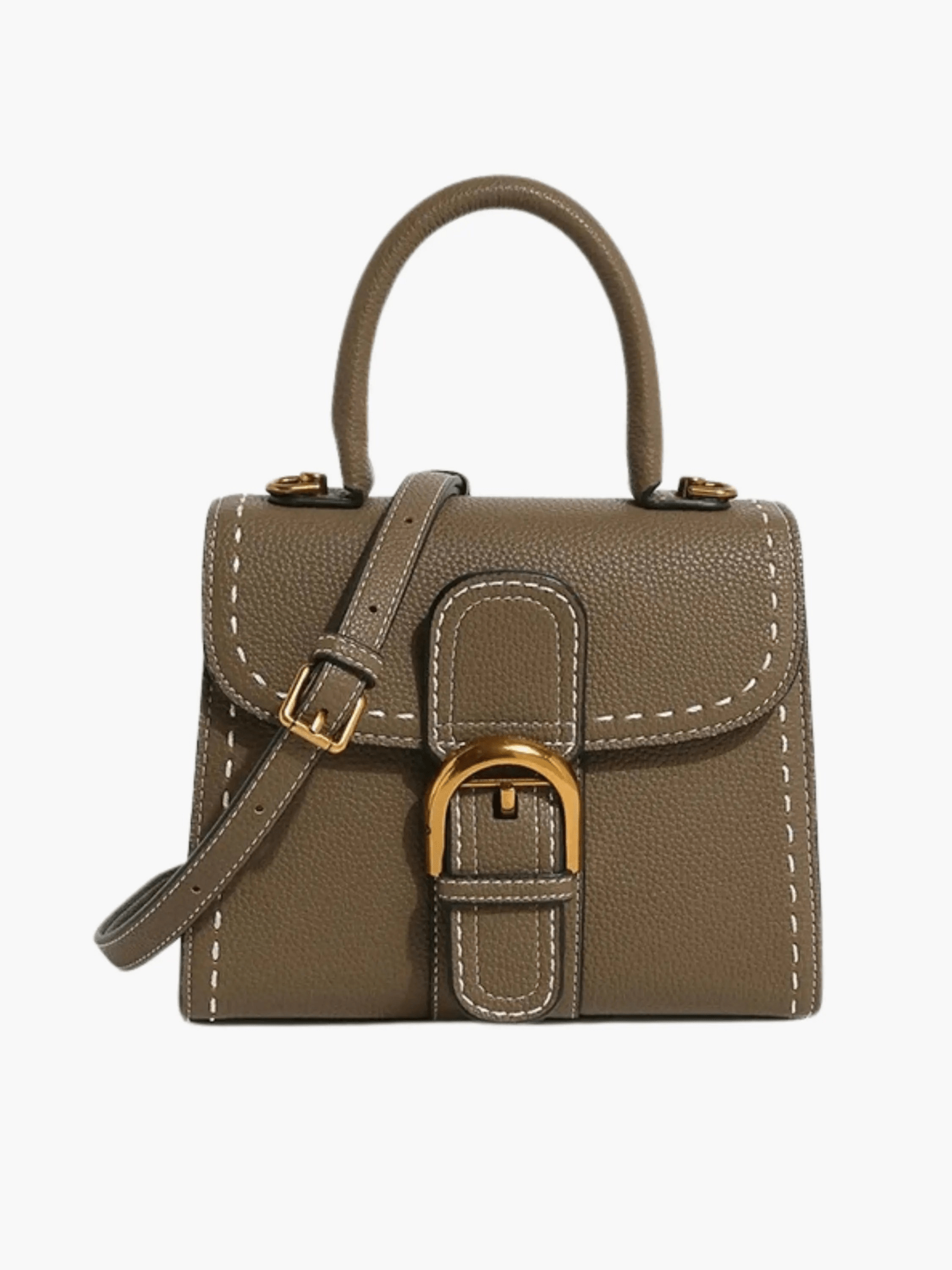 Amelia | Chic Ivory Mini Top Handle Bag – Sophisticated & Stylish