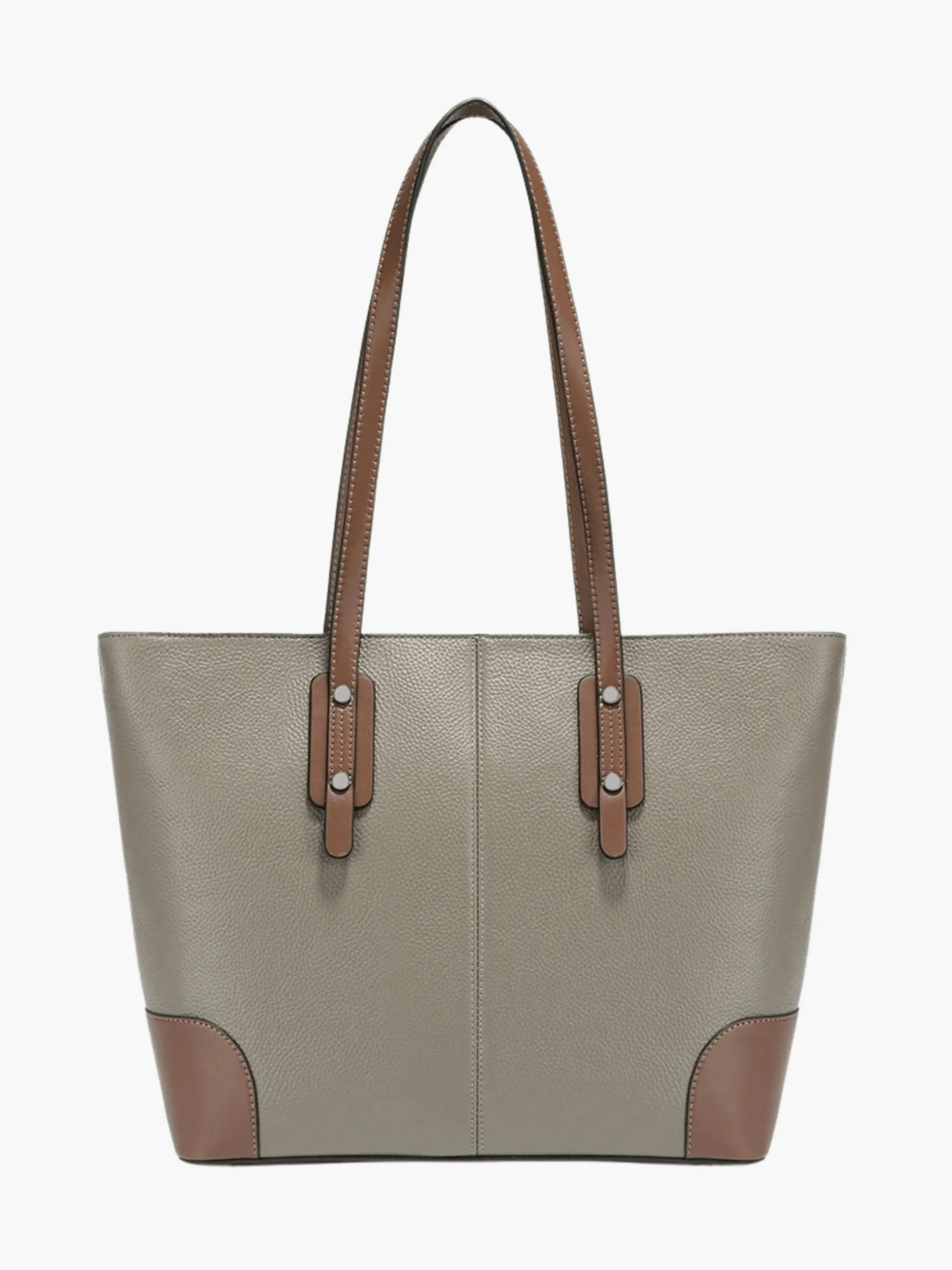 Elma | Classic Two-Tone Tote Bag – Everyday Elegance