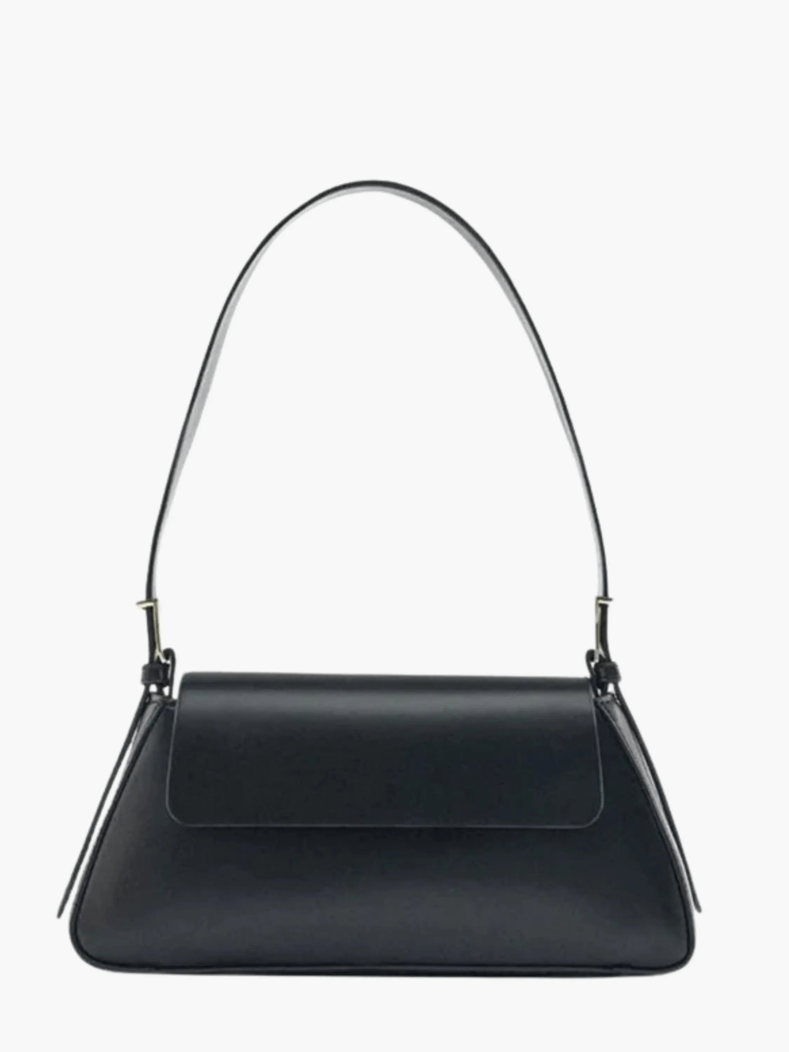Amara | Black Minimalist Shoulder Bag – Timeless & Elegant