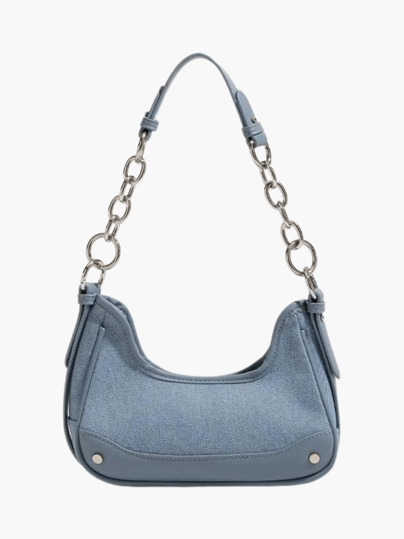 Skylar | Luxe Denim Shoulder Bag – Trendy & Chic
