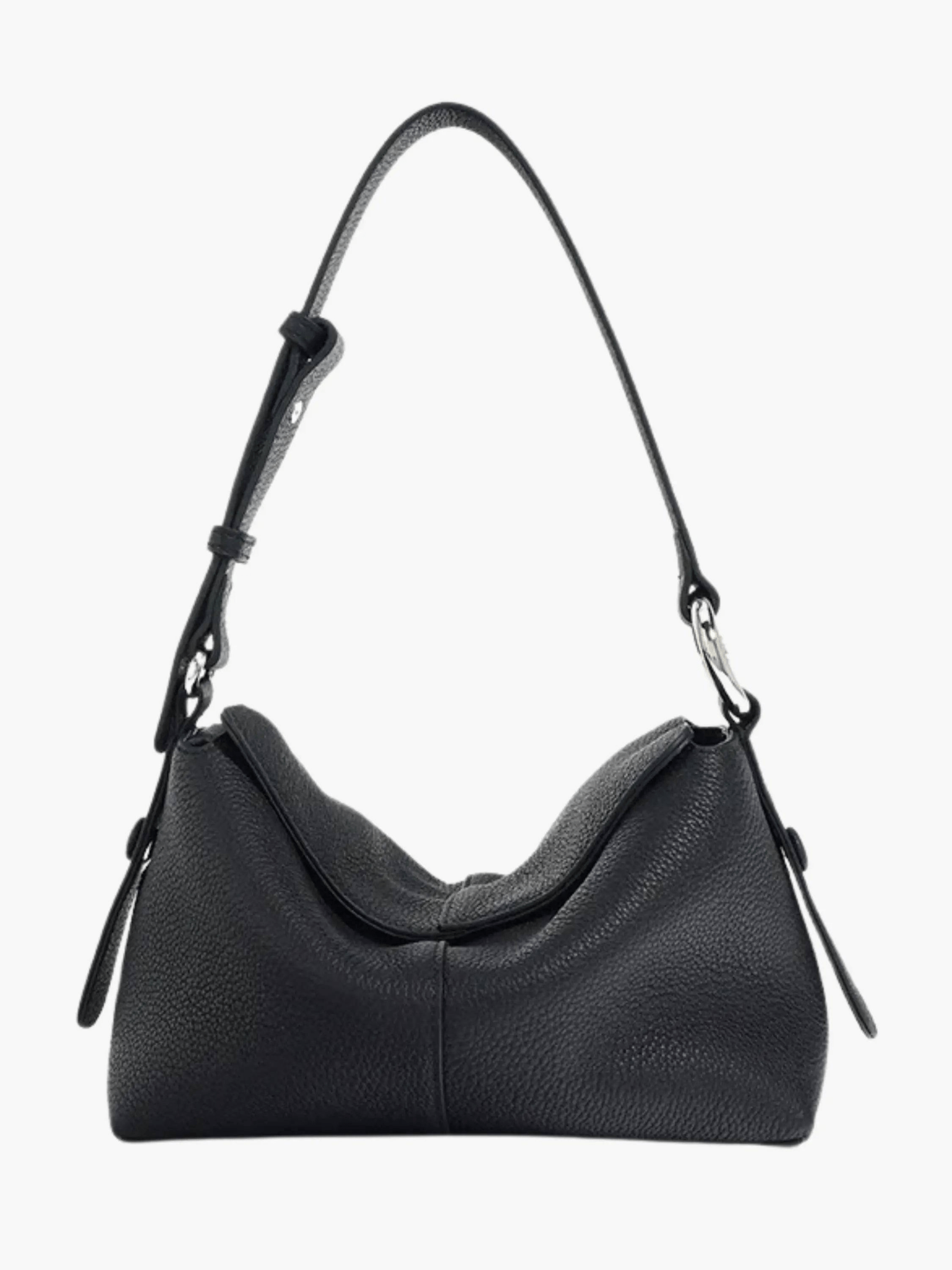 Sophie | Luxe Taupe Leather Shoulder Bag – Effortless & Chic