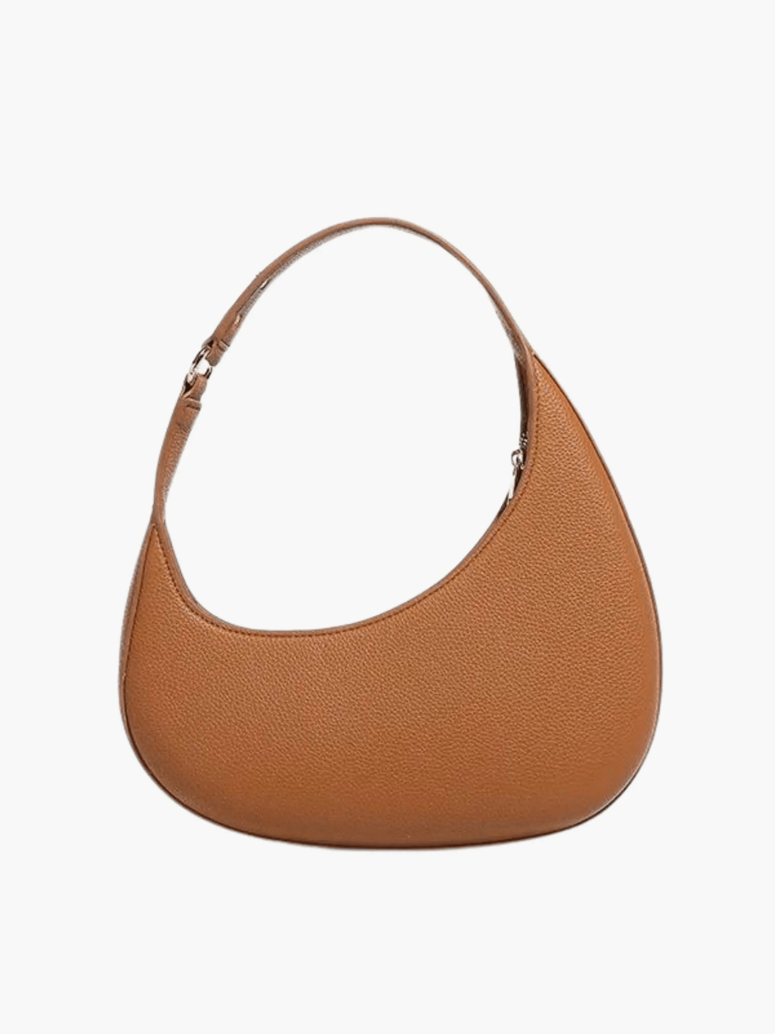 Myrrisa | Luxe Taupe Leather Shoulder Bag – Minimal & Chic