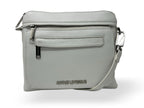 Petit Sac à Bandoulière en Cuir Blanc, Brigitte