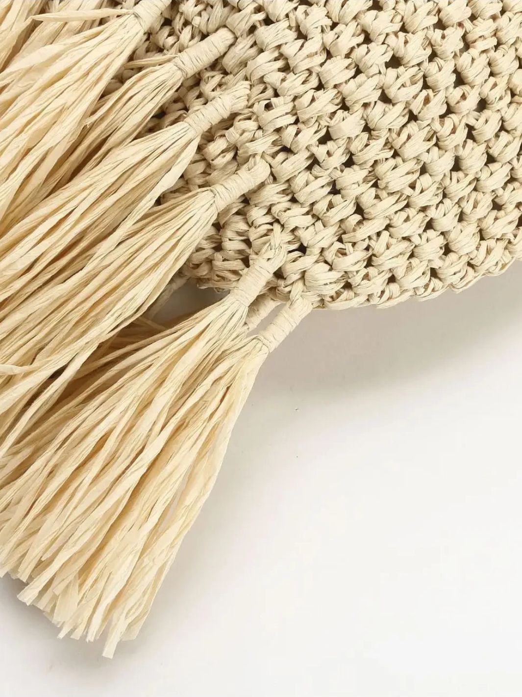 Woven Hobo Bag with Fringe Hem – Boho Shoulder Tote