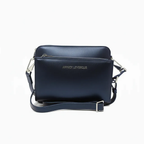 Petit Sac bandoulière avec porte carte détachable bleu marine | Kennedi