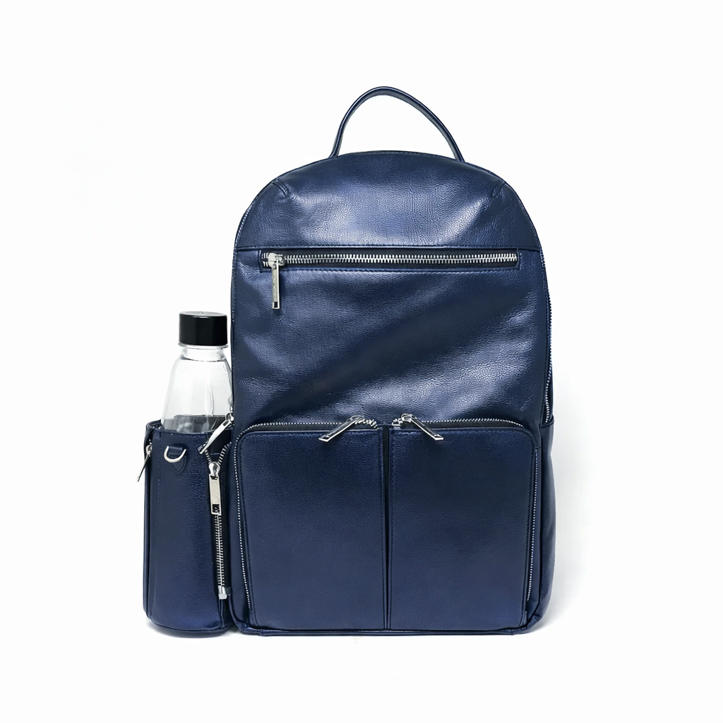 Sac à dos en cuir Bleu Marine | Ralph - PRÉCOMMANDE