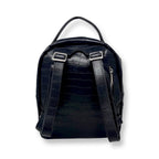 Sac à dos en Cuir Noir croco | Eve