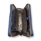 Sac de travail en cuir bleu marine - Sofia - PRÉCOMMANDE