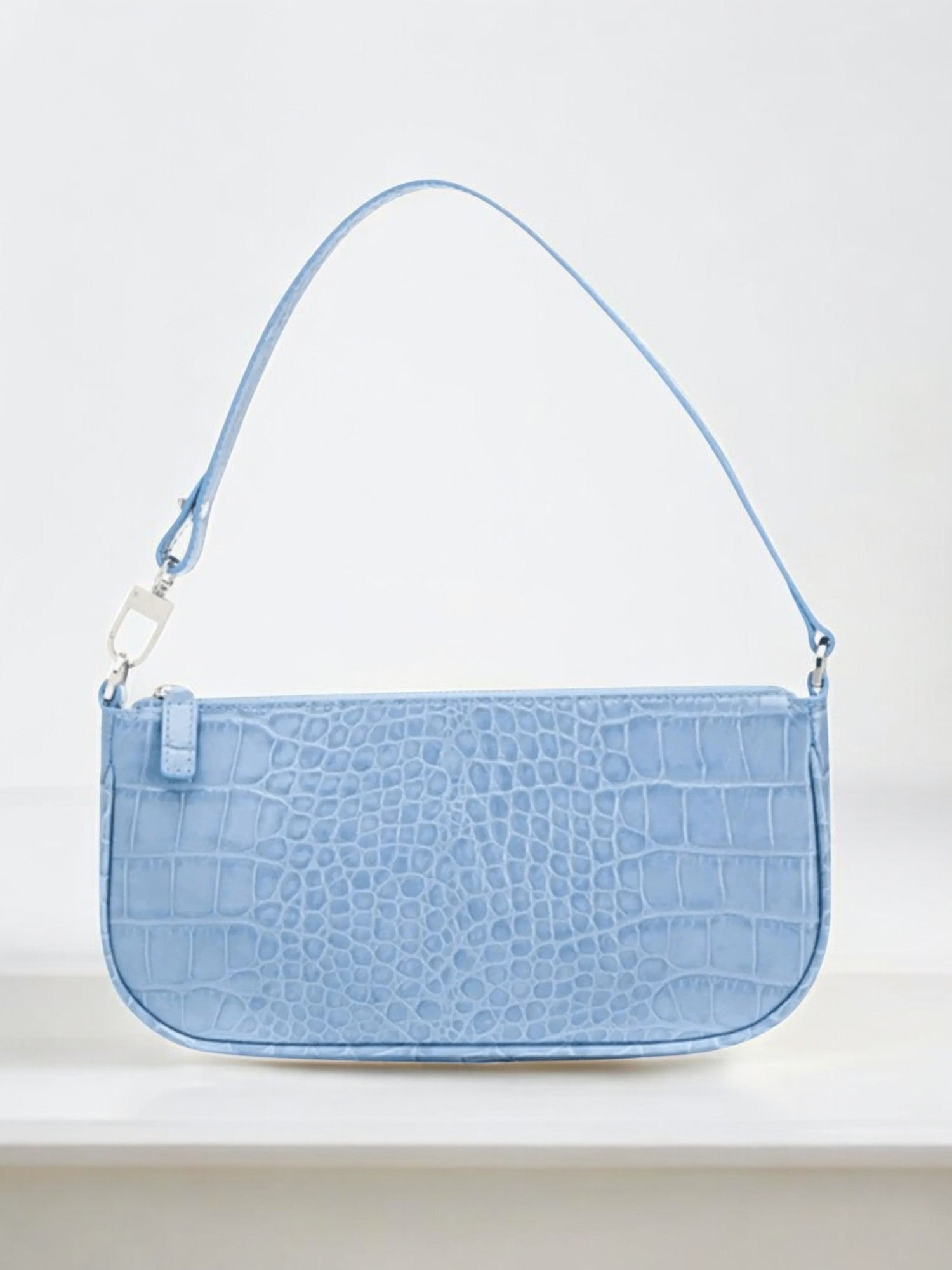 Isabella | Croc-Embossed Shoulder Bag – Sleek, Chic &amp; Effortlessly Cool