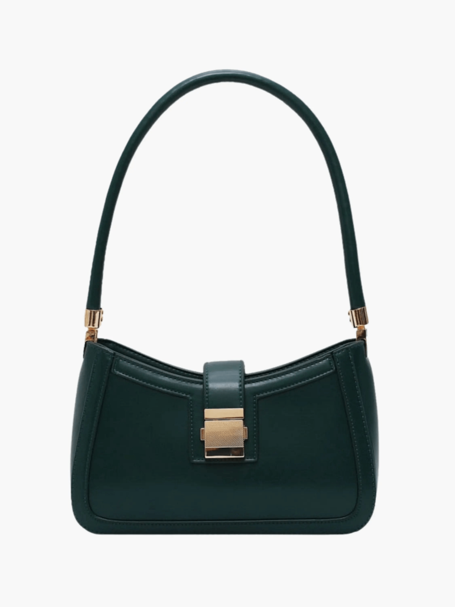 Valencia | Black Luxe Leather Shoulder Bag – Bold & Sophisticated