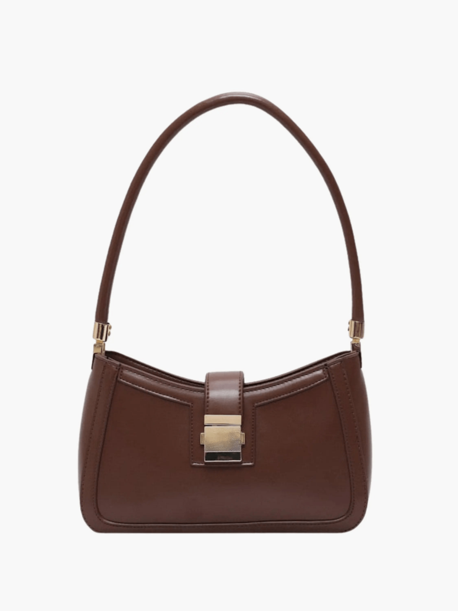 Valencia | Black Luxe Leather Shoulder Bag – Bold & Sophisticated