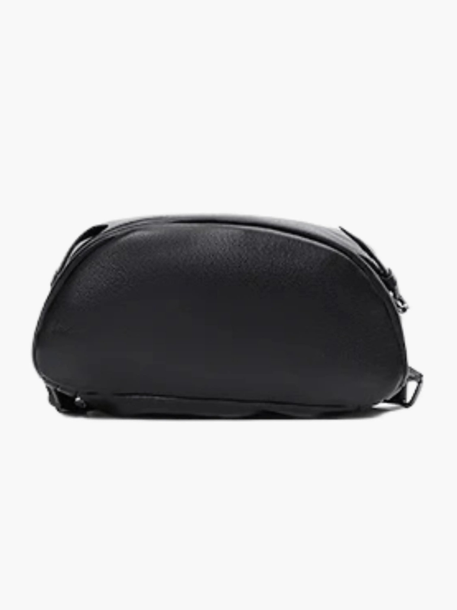 Vera | Sleek Black Drawstring Leather Backpack – Minimalist Edge