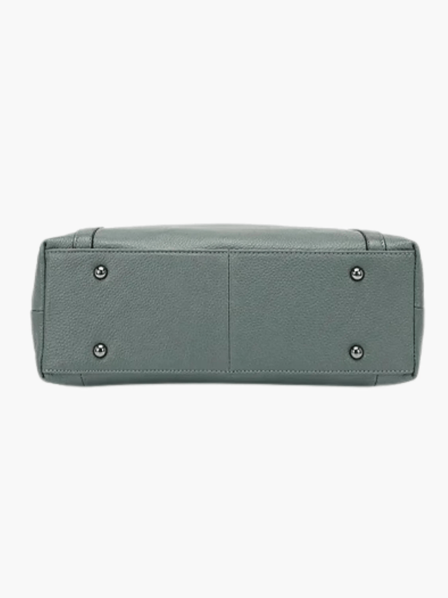 Talyssia | Luxe Slate Blue Leather Tote Bag – Chic & Functional